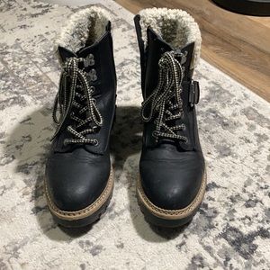 Universal Threads Black Combat Boots